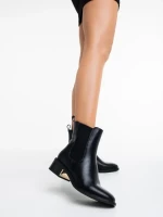 Дамски боти  черни  от еко кожа Thyrza