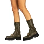 Дамски чизми Annabel зелени