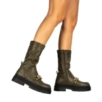 Дамски чизми Annabel зелени