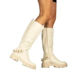 Дамски чизми Basma бежови