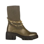 Дамски чизми Calysta зелени