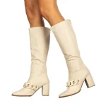 Дамски чизми Cassye бежови