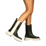 Дамски чизми Ery зелени
