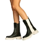 Дамски чизми Ery зелени