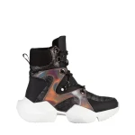 Дамски спортни обувки  черни от еко кожа  Raniya