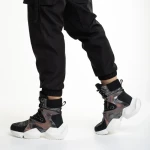 Дамски спортни обувки  черни от еко кожа  Raniya