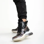 Дамски спортни обувки  черни от еко кожа  Payal