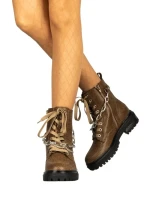 Дамски боти Texi зелени