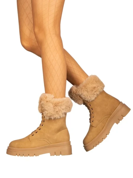 Дамски боти Zeny каки