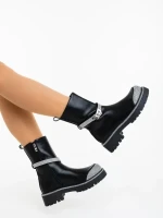 Дамски чизми черни от екологична кожа Tamarin