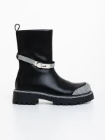 Дамски чизми черни от екологична кожа Tamarin