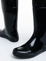 Дамски чизми  черни  от каучук  Eneida