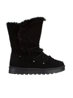 Дамски чизми черни  от текстилен материал  Phyllis