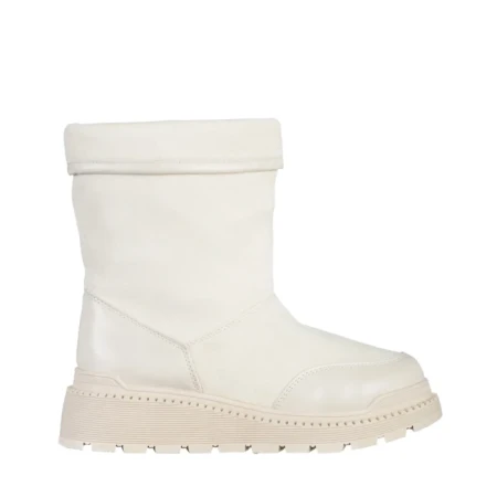 Дамски чизми  бежови  от еко кожа  Rima