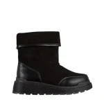 Дамски чизми  черни  от еко кожа  Rima