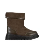 Дамски чизми  зелени  от еко кожа  Rima