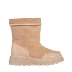 Дамски чизми  розови  от еко кожа  Rima