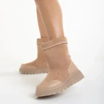 Дамски чизми  розови  от еко кожа  Rima