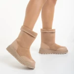 Дамски чизми  розови  от еко кожа  Rima