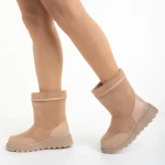 Дамски чизми  розови  от еко кожа  Rima