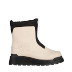 Дамски чизми  бежови  от еко кожа  Lilith