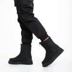 Дамски чизми черни  от еко кожа  Lilith