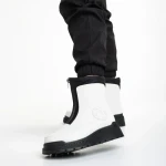 Дамски чизми бели  от еко кожа  Lilith