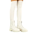 Дамски боти Camille бели