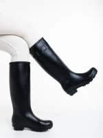 Дамски чизми  черни  от каучук  Celinda