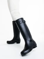 Дамски чизми  черни  от каучук  Celinda