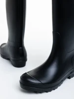 Дамски чизми  черни  от каучук  Celinda