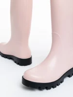 Дамски чизми  розови  от каучук  Damira