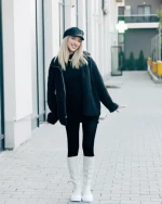 Дамски чизми Silvira бежови