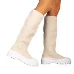 Дамски чизми Silvira бежови