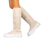 Дамски чизми Silvira бежови