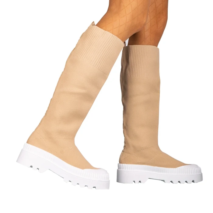 Дамски чизми Silvira камел