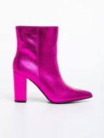 Дамски чизми  цикламени  от еко кожа  Natasza