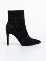 Дамски боти черни от текстилен материал Noelani