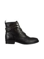 Дамски боти  черни  от естествена кожа Lamaya