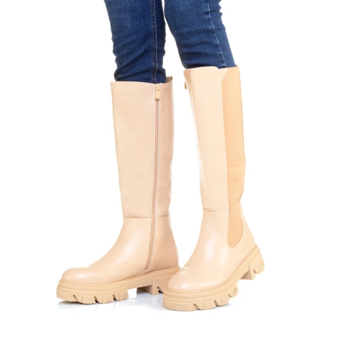 Дамски чизми Wema бежови