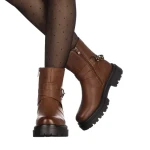 Дамски боти Fisina камел