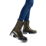 Дамски чизми Lyana зелени