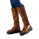 Дамски чизми Elidia камел