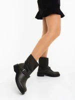 Дамски боти зелени от екологична кожа и синтетичен материал Arcadia