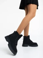 Дамски боти черни от еко кожа Kandi