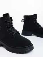 Дамски боти черни от еко кожа Kandi