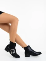 Дамски боти черни от екологична кожа Vitera