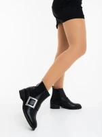 Дамски боти черни от екологична кожа Vitera