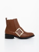 Дамски боти цвят камел от екологична кожа Vitera