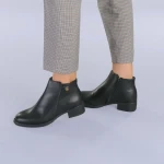 Дамски боти от естествена кожа Costa черни